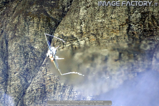 2007-10-11 Axalp Shooting Range 0100 FA-18C Hornet